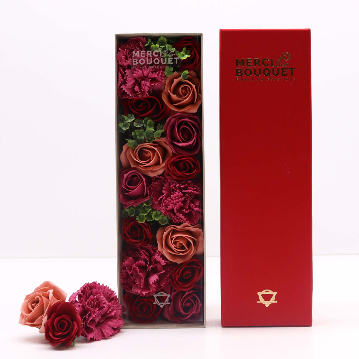 Long Soap Flower Gift Box - Vintage Roses – view 4
