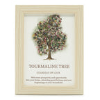 Gemstone Tree of Life Picture 20x14.7cm - Tourmaline