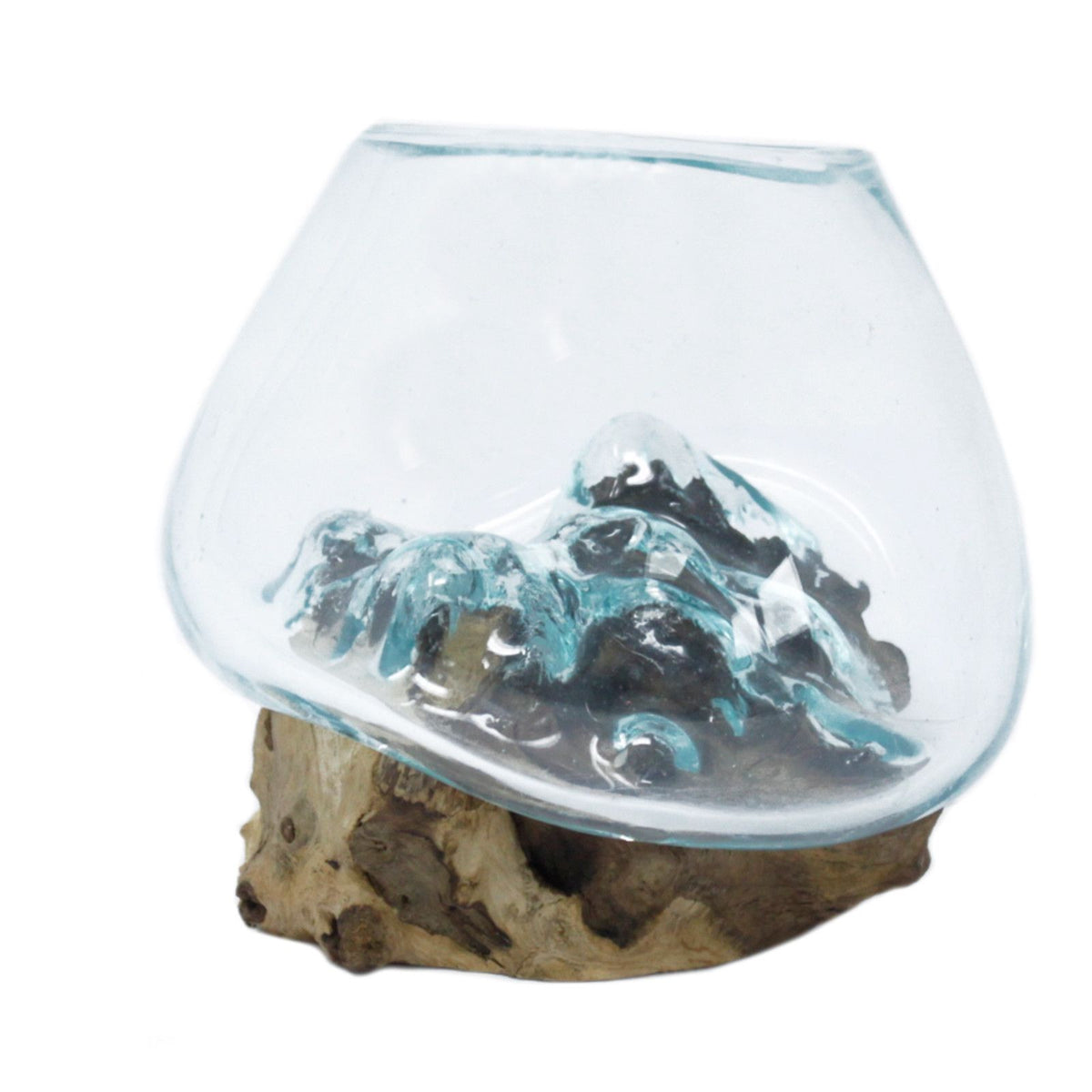 Molten Glass Bowl on Wood - Small – view 7