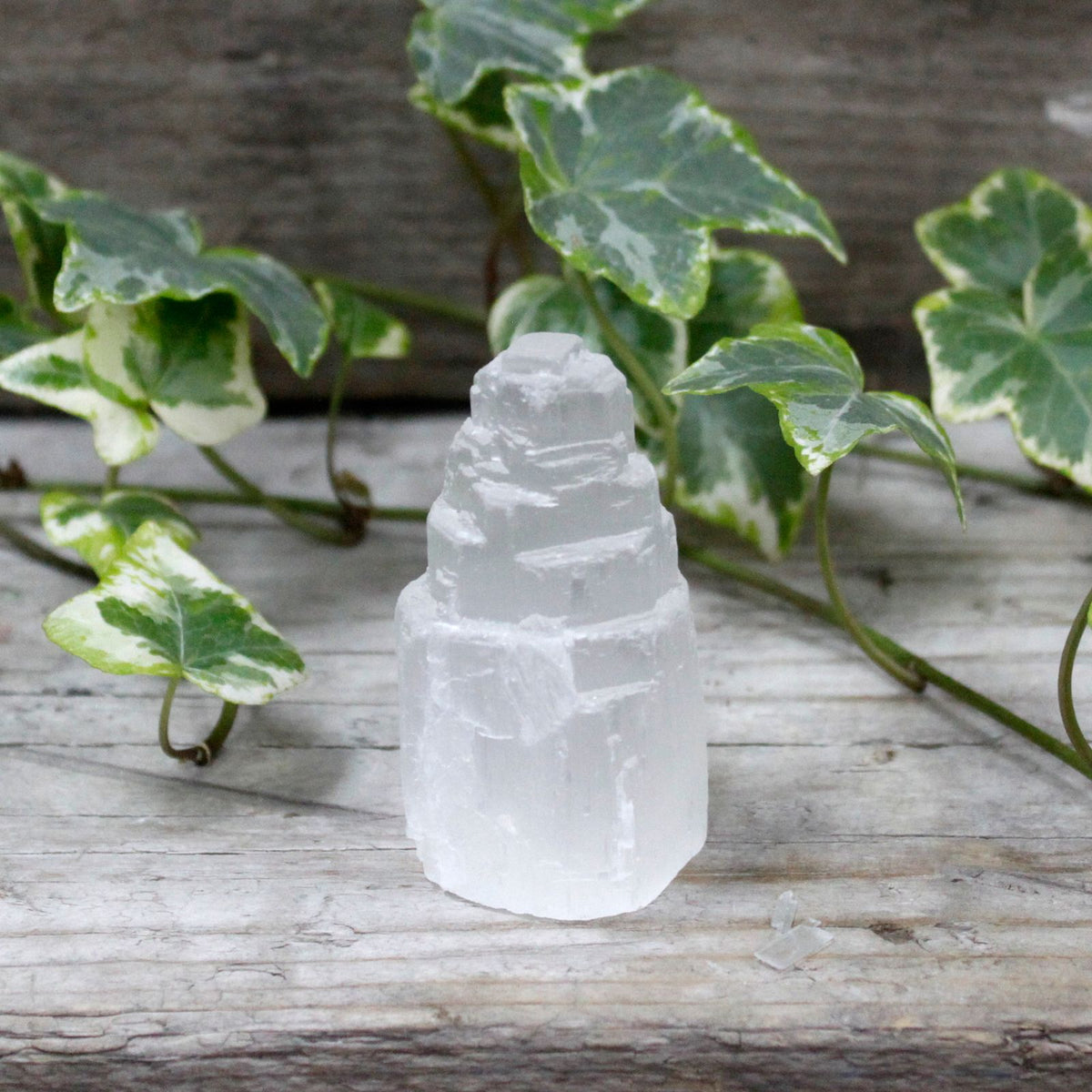 Natural Selenite Tower - 5 cm – view 3
