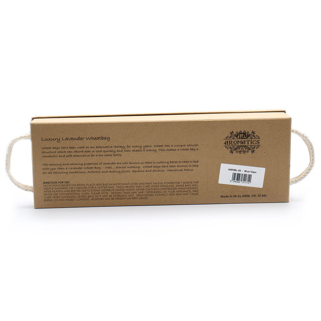 Lavender Wheat Bag Gift Box Blue Viper Design