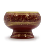 Root Chakra Tall Brass Charcoal Incense Jar