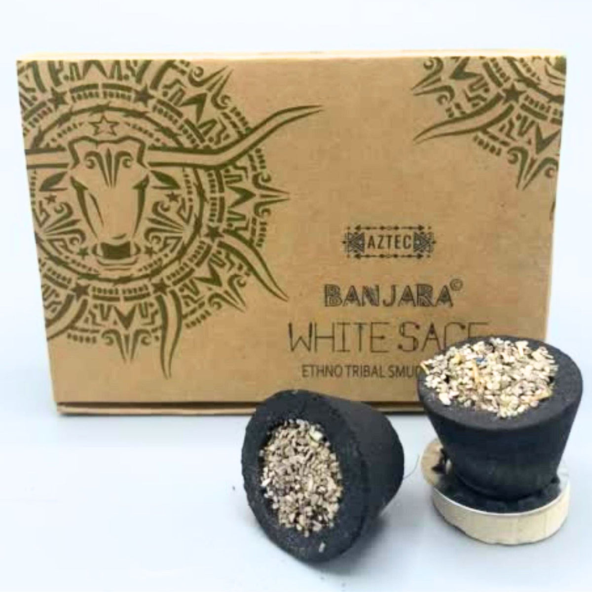 Banjara Resin Cups - White Sage, Set of 6 – view 2