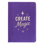 Purple Velvet Notebook, Create Magic, 80 Lined Pages – view 4