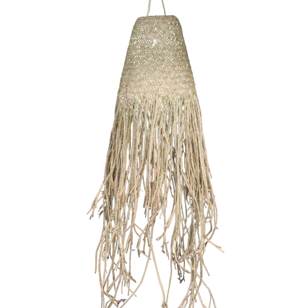 Natural Braided Suspension Lamp Shade - 20x15cm – view 2