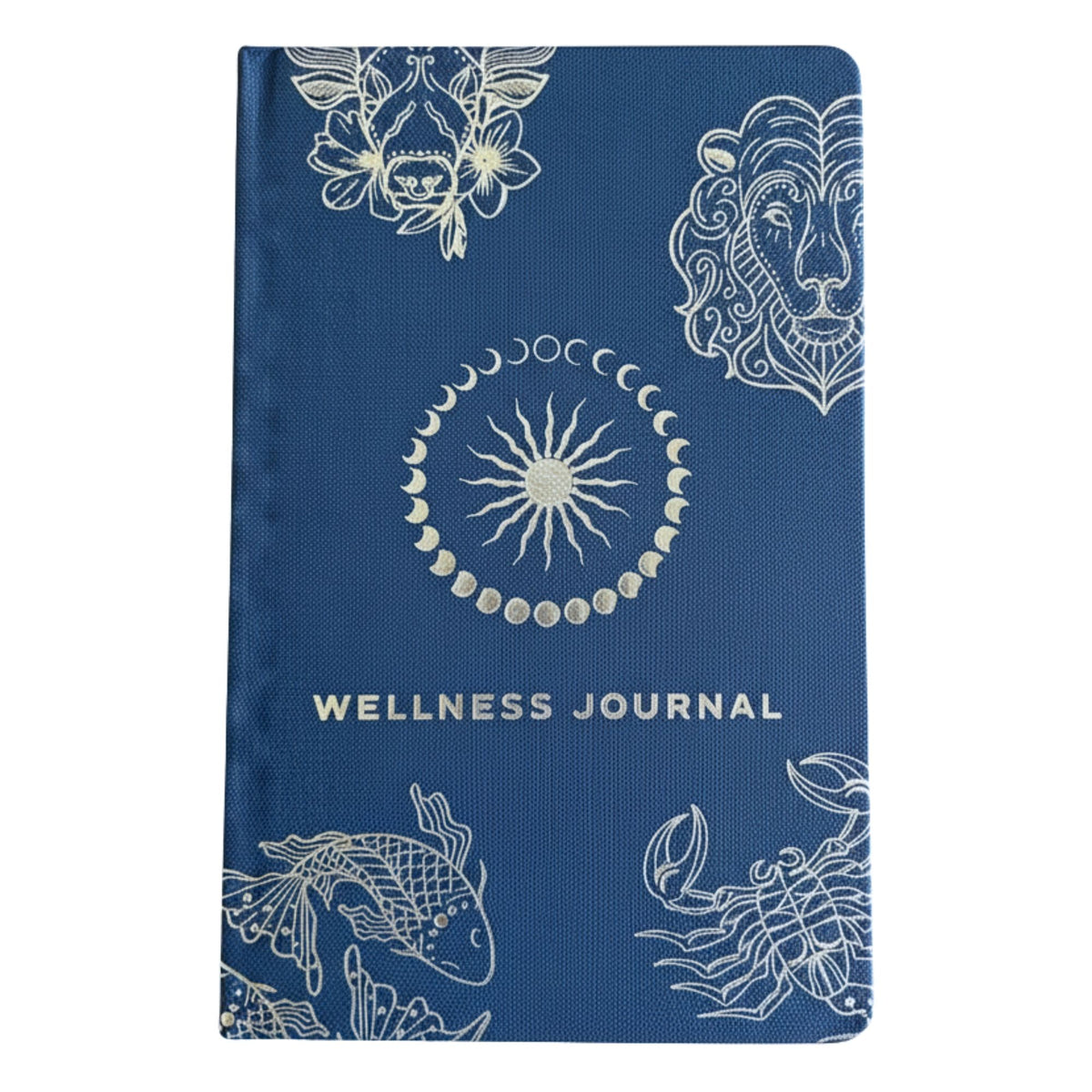 Midnight Blue Wellness Journal, Silver Zodiac, 120 Pages – view 4