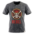 Nomad Sari Stonewashed T-Shirt - Rebel - Charcoal - Large – view 4