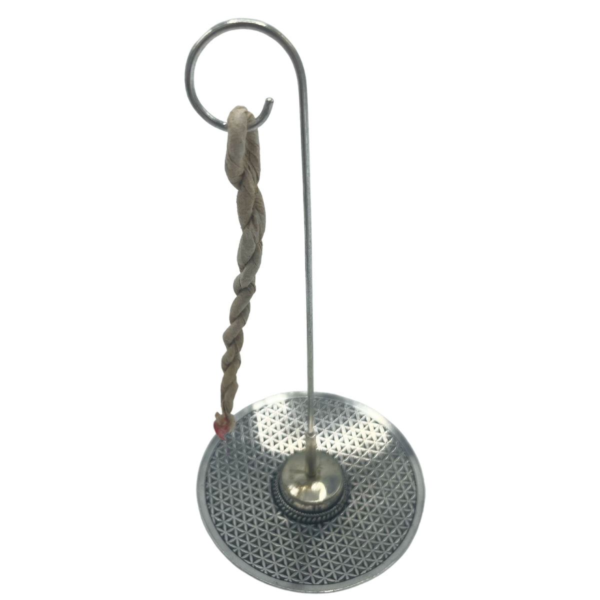 Rope Incense and Silver Plated Holder Set - Flower of Life – view 6