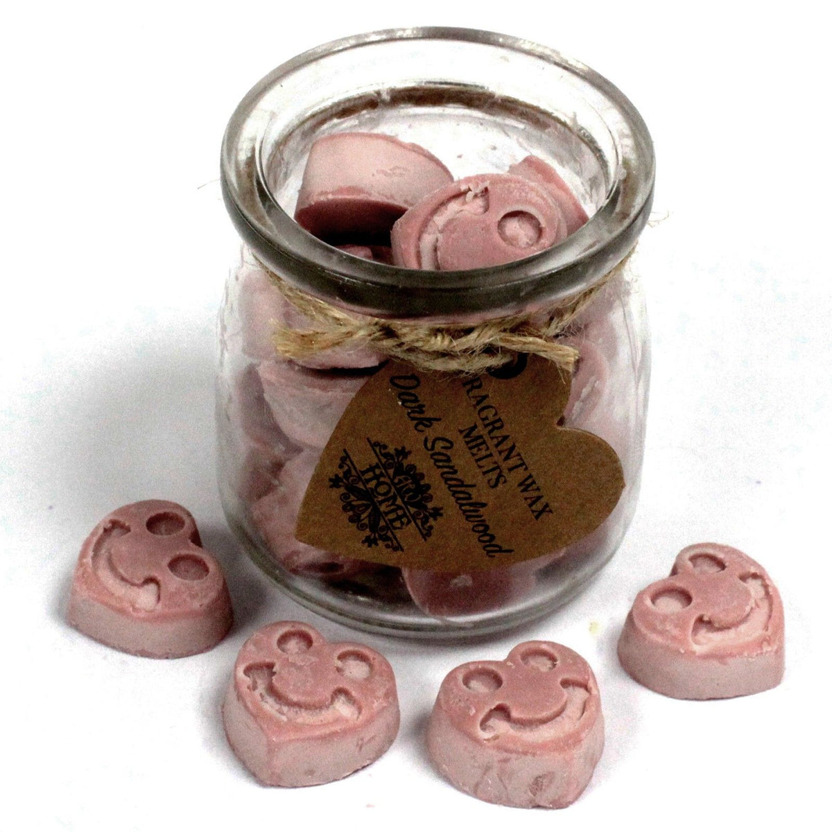 Soy Wax Melts Jar - Dark Sandalwood, 16 Hearts – view 2