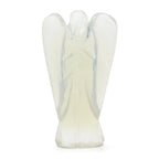 Hand Carved Opalite Gemstone Angel Figure