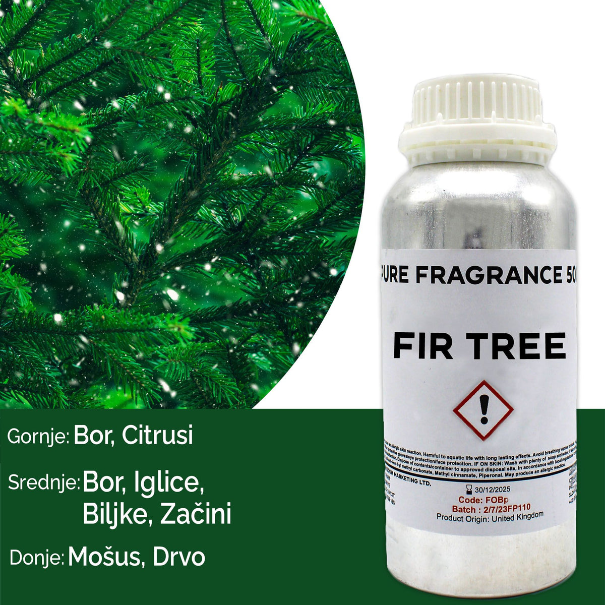 Fir Tree Pure Fragrance Oil - 500ml – view 3