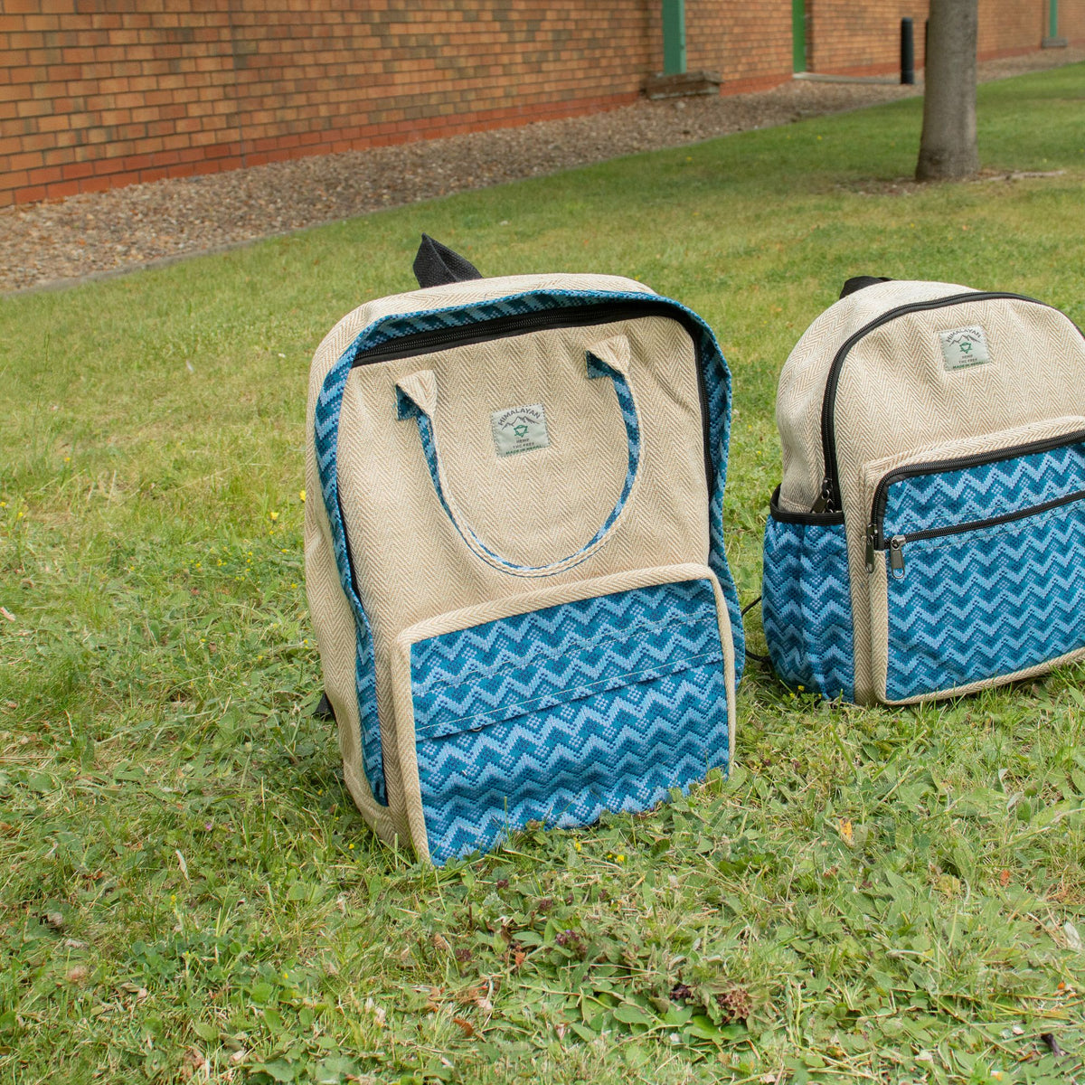 Large Kathmandu Backpack - Dhaka Design (39x28x13cm) – view 12
