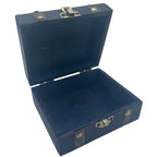 Teal Square Tea Chest, Vintage Style – view 2
