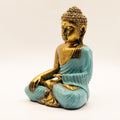Teal & Gold Buddha Statue - Large