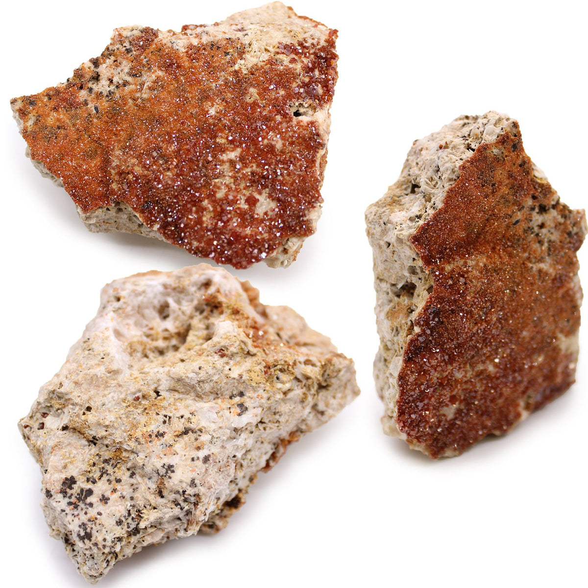 Vanadinite Mineral Specimen Tray, Approx 20 Pieces – view 10