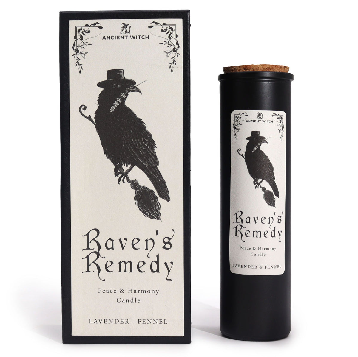 Ancient Witch Ravens' Remedy Ritual Candle - Lavender & Fennel – view 5
