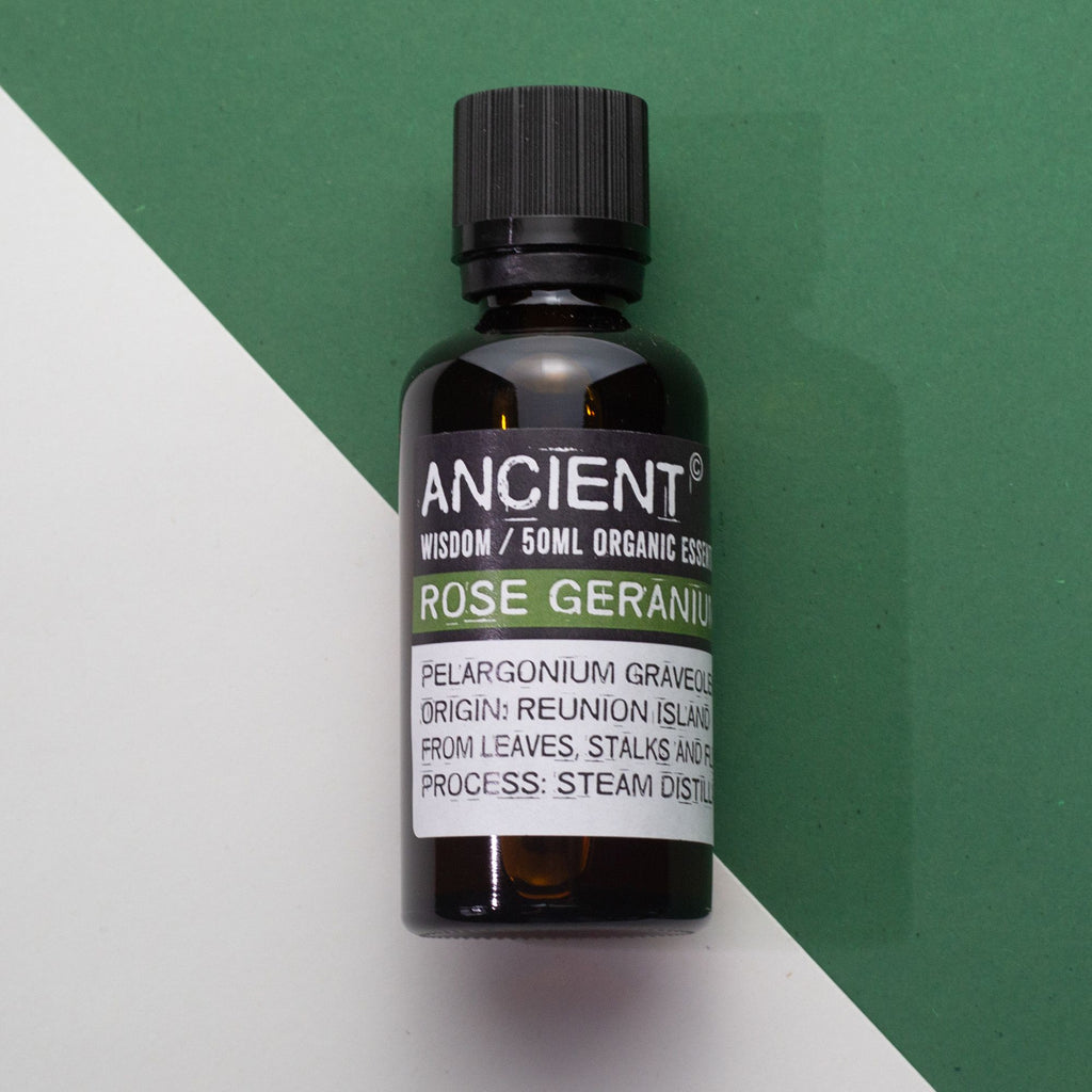 Rose Geranium Organic Essential Oil 50ml – view 2