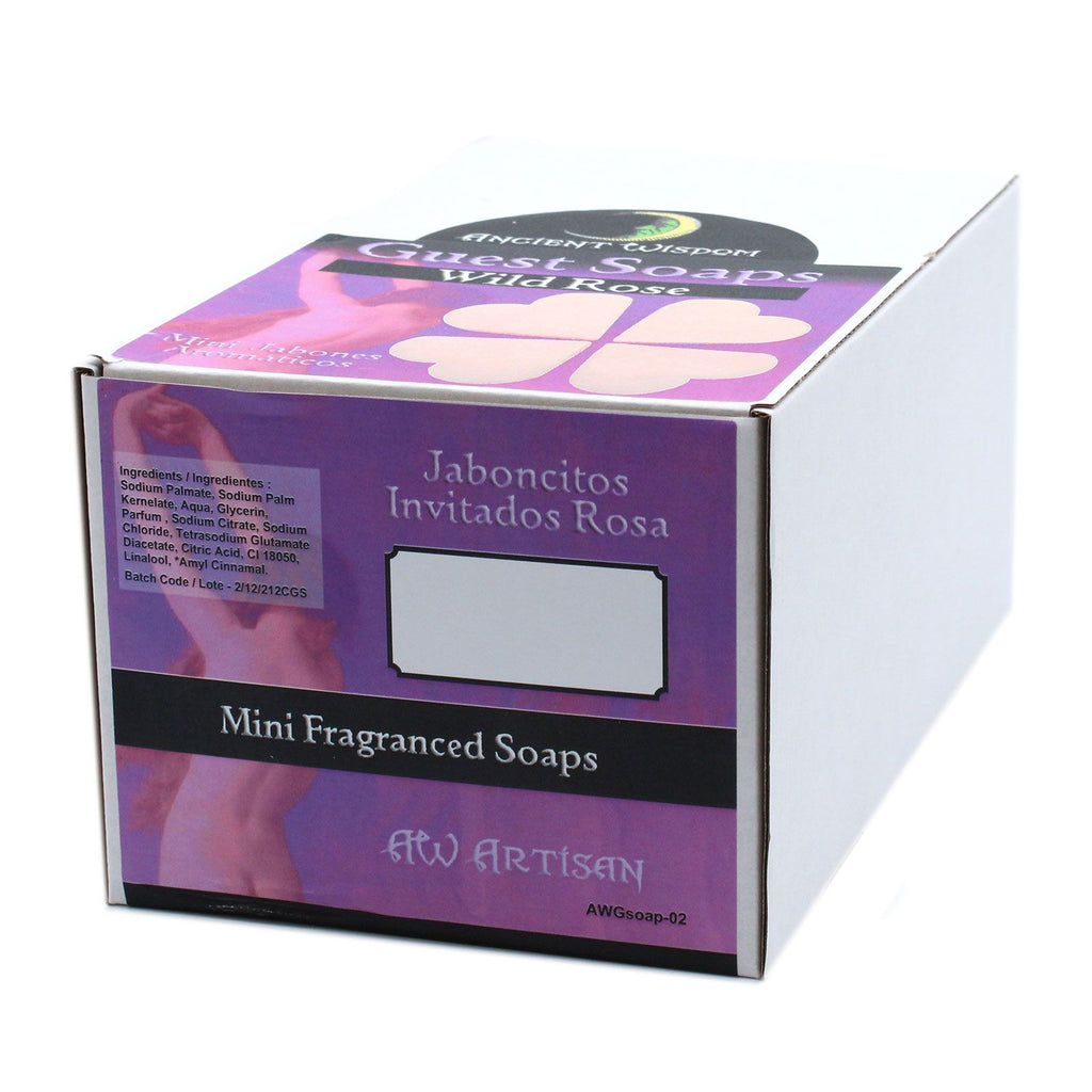 Heart Guest Soaps - Wild Rose - Pack of 10