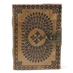 Leather Blue Mandala Notebook – 13x17.5 cm – view 3