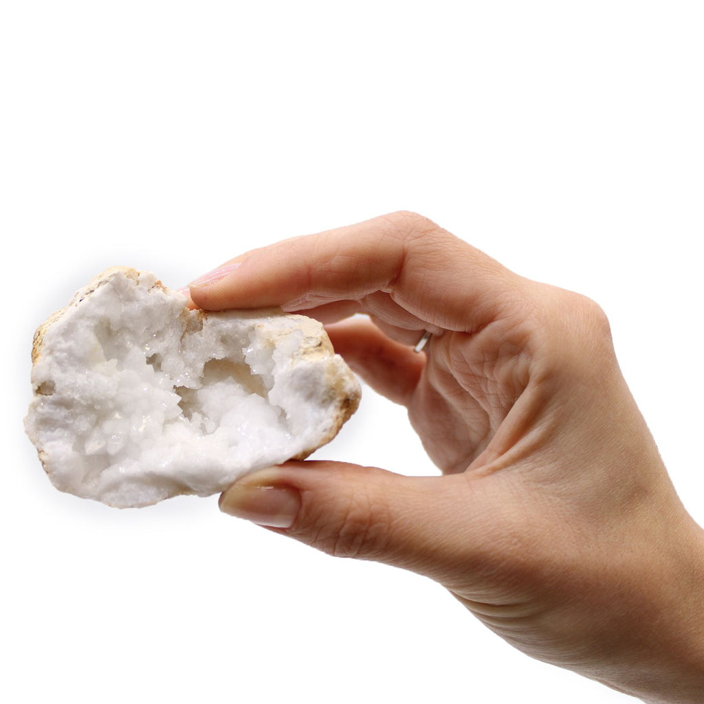 Calcite Mineral Specimens Tray, Approx 32 Pieces