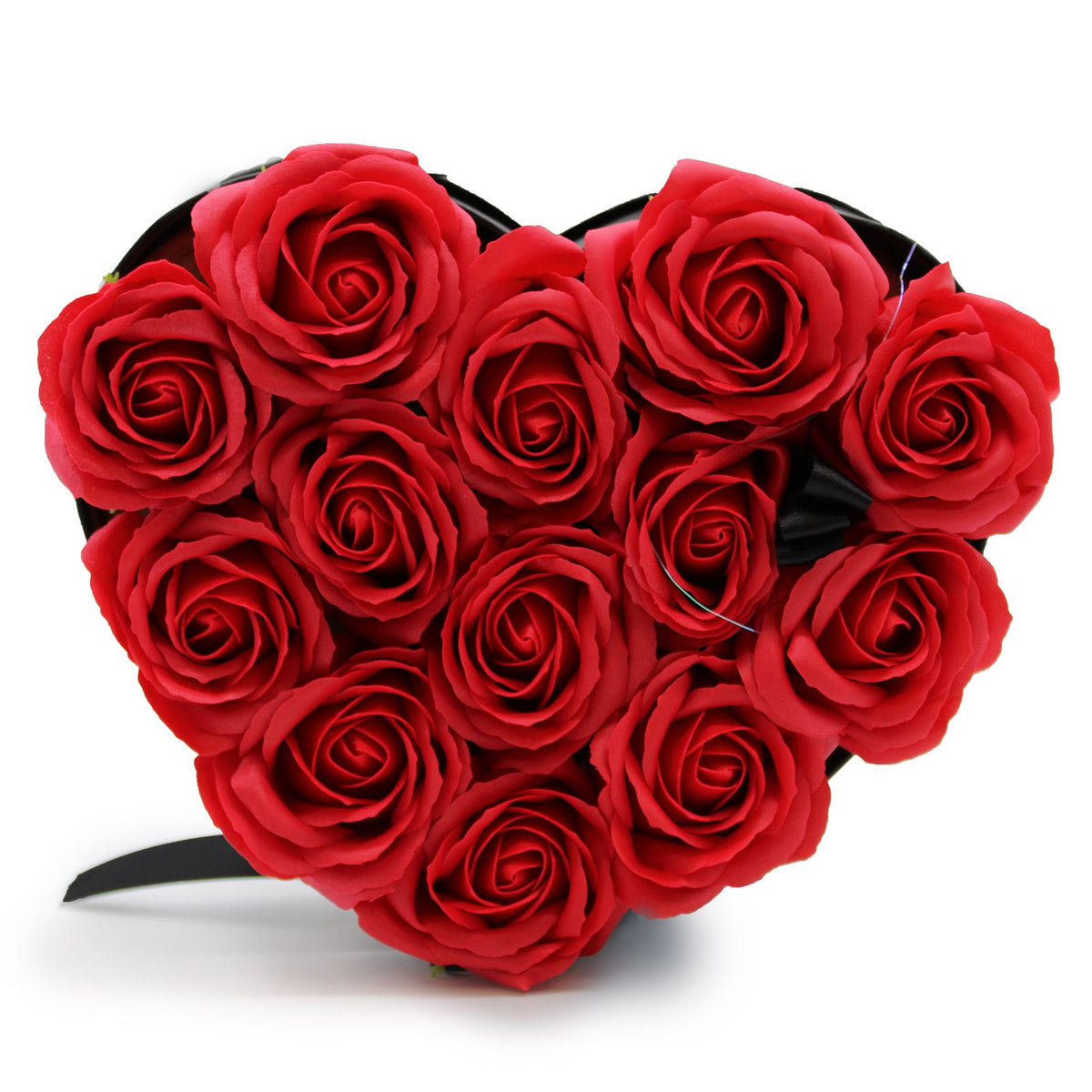 13 Red Soap Roses Heart Gift Box – view 6