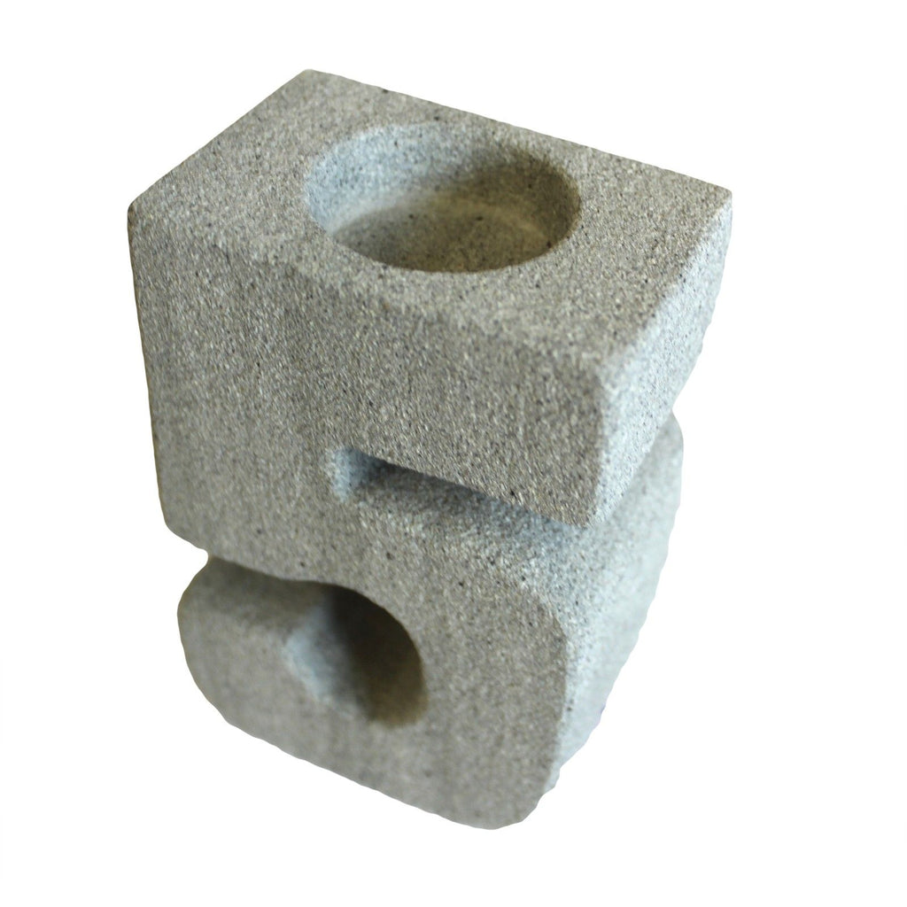 Number 5 Granite Candle Holder – view 2