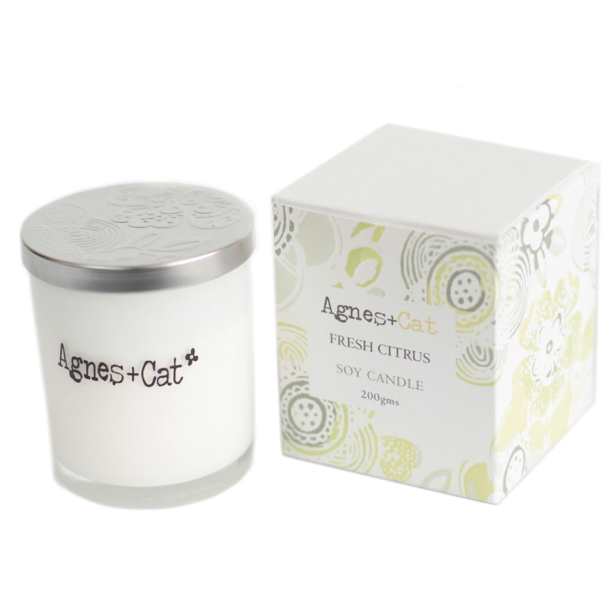 Agnes + Cat Soy Wax Votive Candle - Citrus