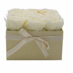 9 Cream Soap Roses Square Gift Box – view 8