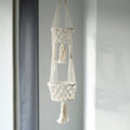Double-Pot Macrame Plant Hanger, 100cm Long