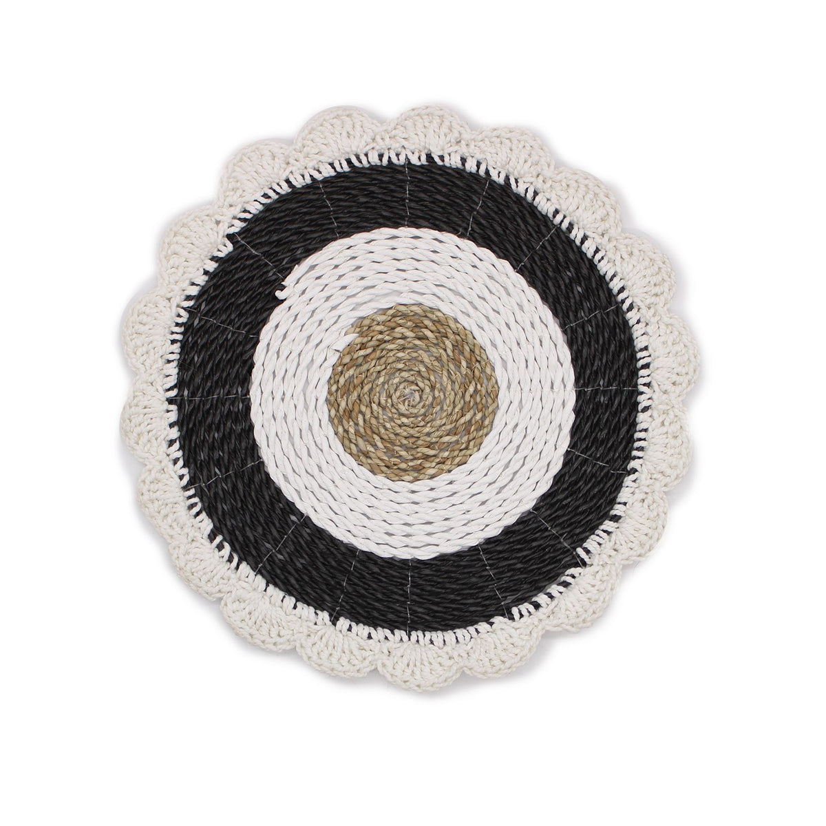 Set of Six Grey Wall Art Discs, 104 cm – view 4