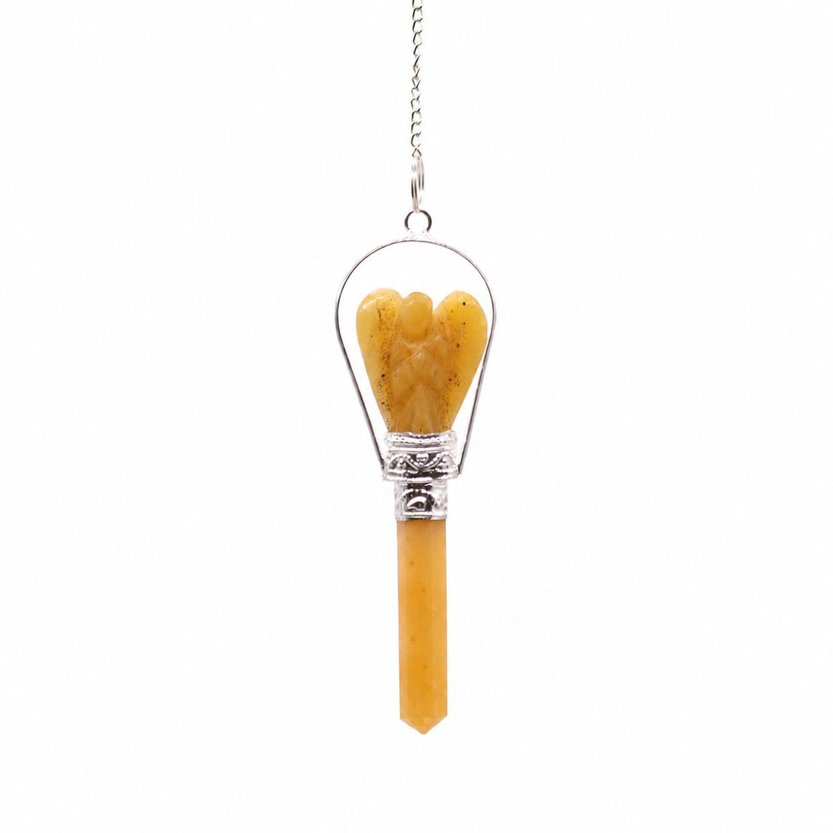 Angel Pendulum with Ring - Yellow Quartz – view 2