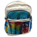 Tie-Dye Hemp Medium Backpack - No Print – view 3