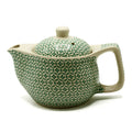 Small Herbal Teapot with Strainer - Green Mosaic