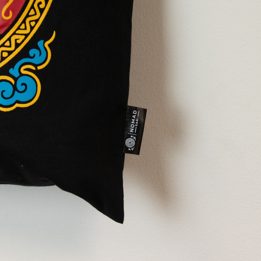 Zodiac Sun Cotton Tote Bag - Black – view 4