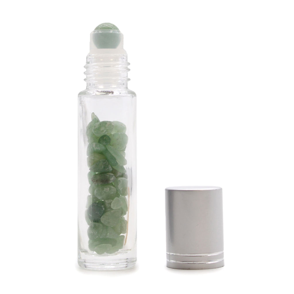 Aventurine Roller Bottle with Silver Cap, 5ml – view 3