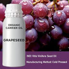 Grapeseed Oil - 1 Litre Bulk Carrier Oil – view 4