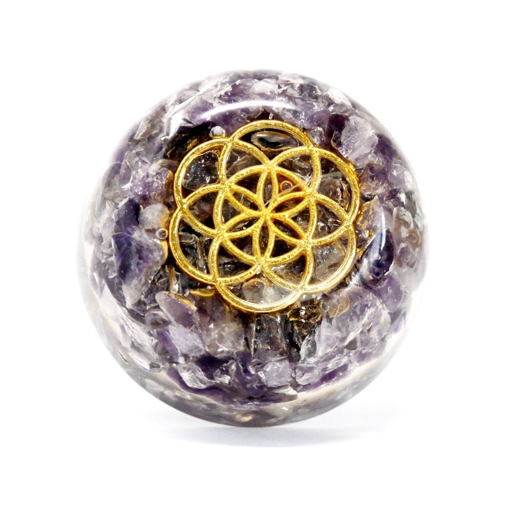 Orgonite Desk Power Pack - Amethyst Dome – view 4