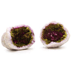 Pink & Gold Coloured Calcite Geode 8.5 x 6 cm – view 4