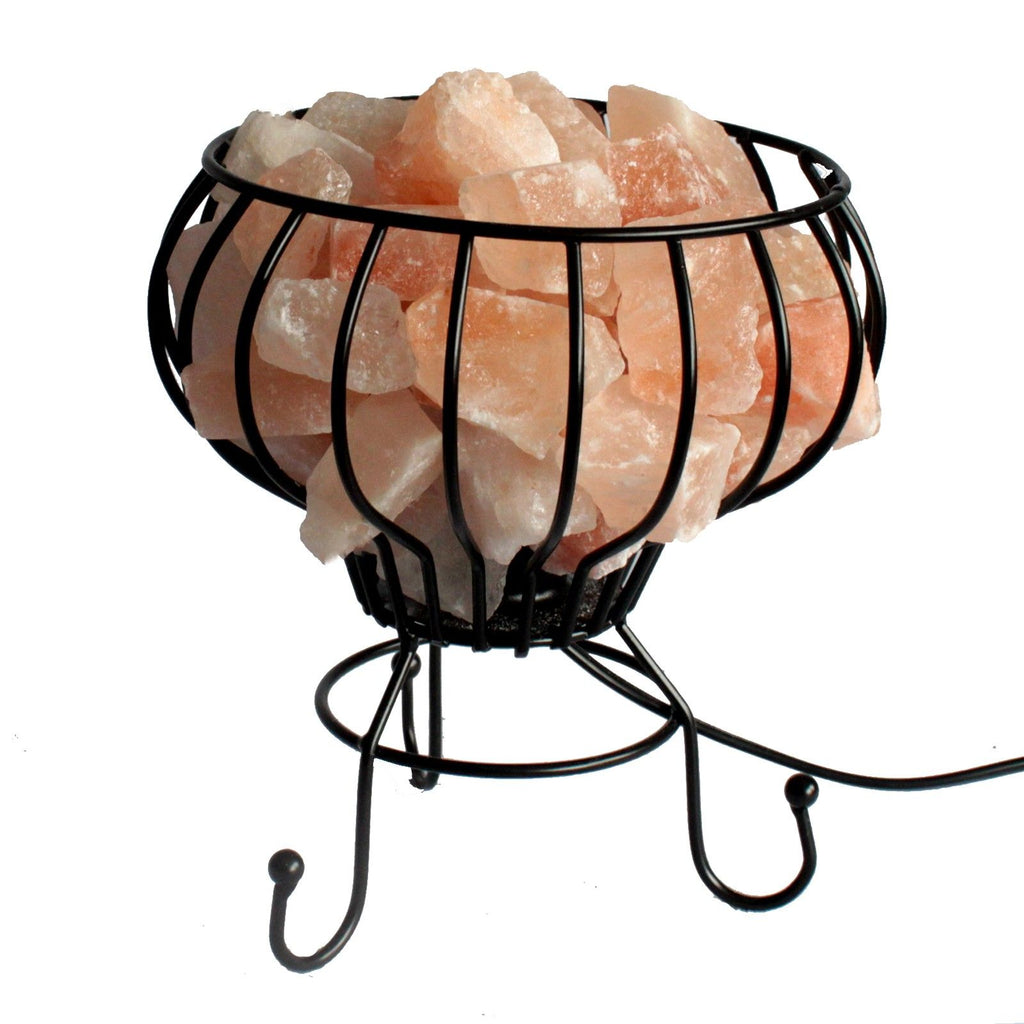 Low Salt Rock Brazier Lamp – view 2