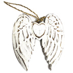 Small Double Angel Wing and Heart Wall Decor, 15 cm – view 2