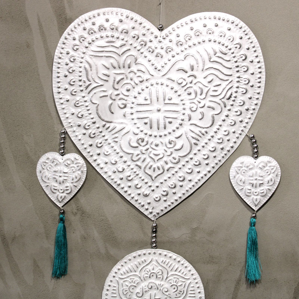 Bali Aluminium Wall Mobile - Hearts – view 4