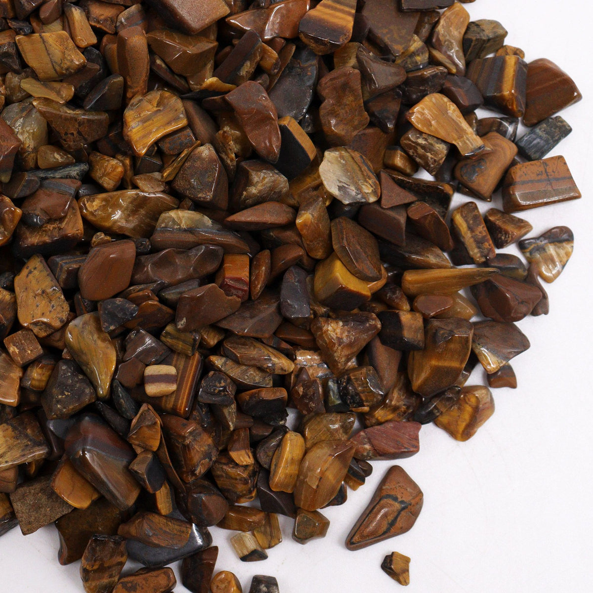 Tiger Eye Gemstone Chips - 1kg Bulk Bag – view 5
