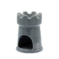 Castle Silhouette Ceramic Oil Burner - Grey