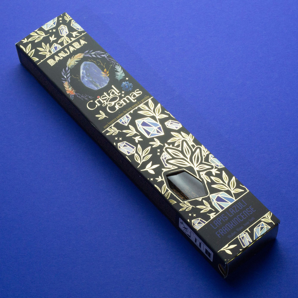 Banjara Crystal Gemas Incense Sticks - Lapis Lazuli Frankincense – view 3