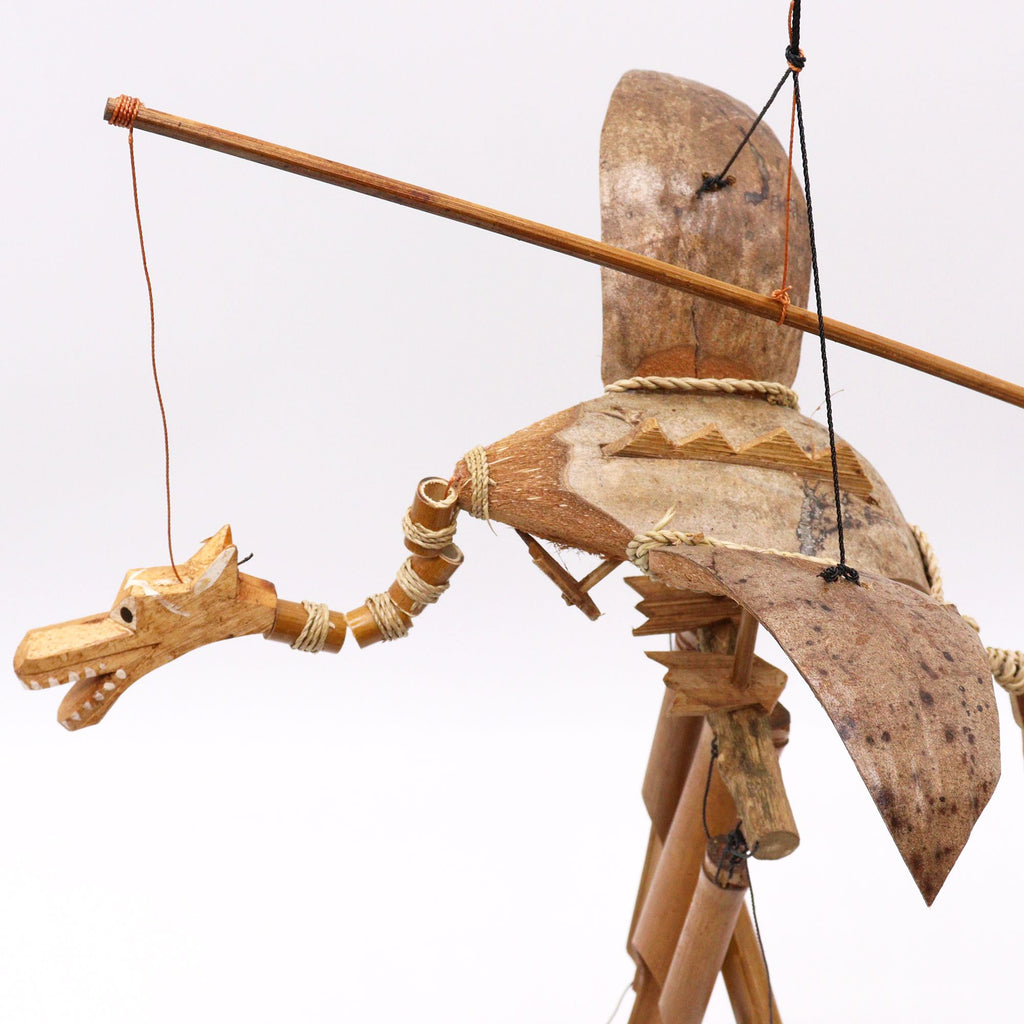 Coconut Dragon Wind Chime - 30 x 90 cm – view 7