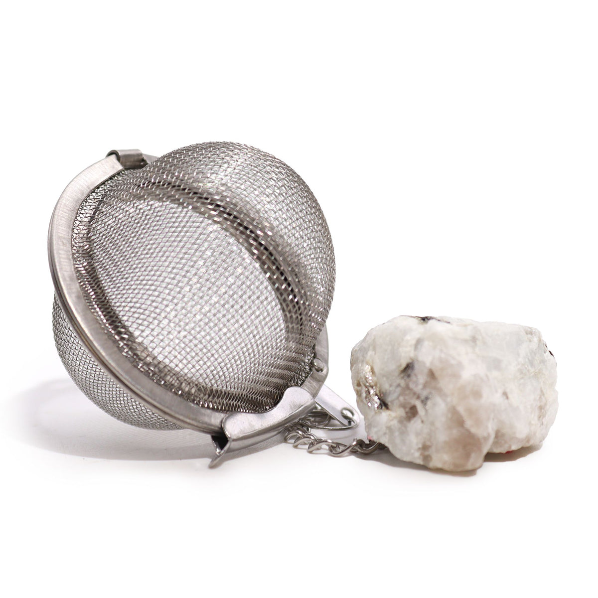 Rainbow Moonstone Raw Crystal Tea Strainer