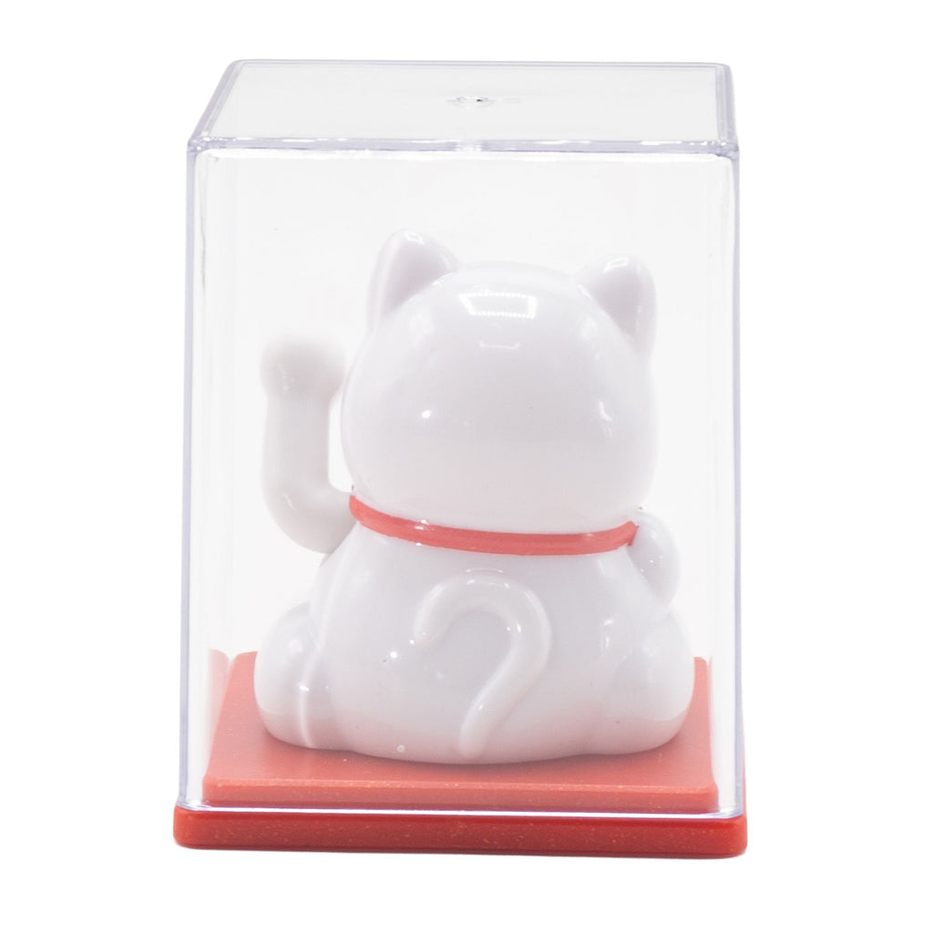 Mini Solar Money Cat in Display Box - White – view 6