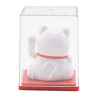 Mini Solar Money Cat in Display Box - White – view 6