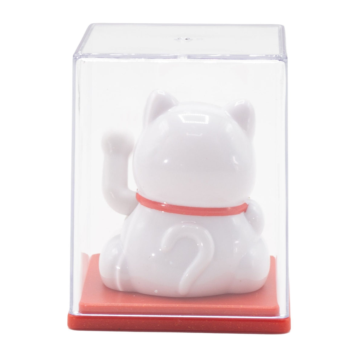 Mini Solar Money Cat in Display Box - White – view 6