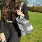 Urban Caravan Monochrome Jacquard Tote Bag 35x35cm – view 6